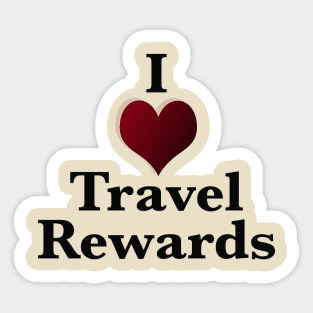 I love travel rewards a pillar of FI Sticker